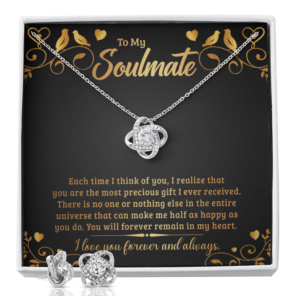 To My Soulmate: A Necklace That Speaks the Heart's Greatest Gift