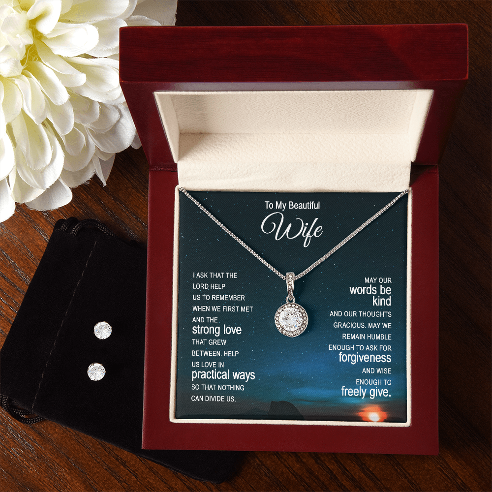 A Timeless Gift: Necklace and Earrings Set for the Heart of Our Family
