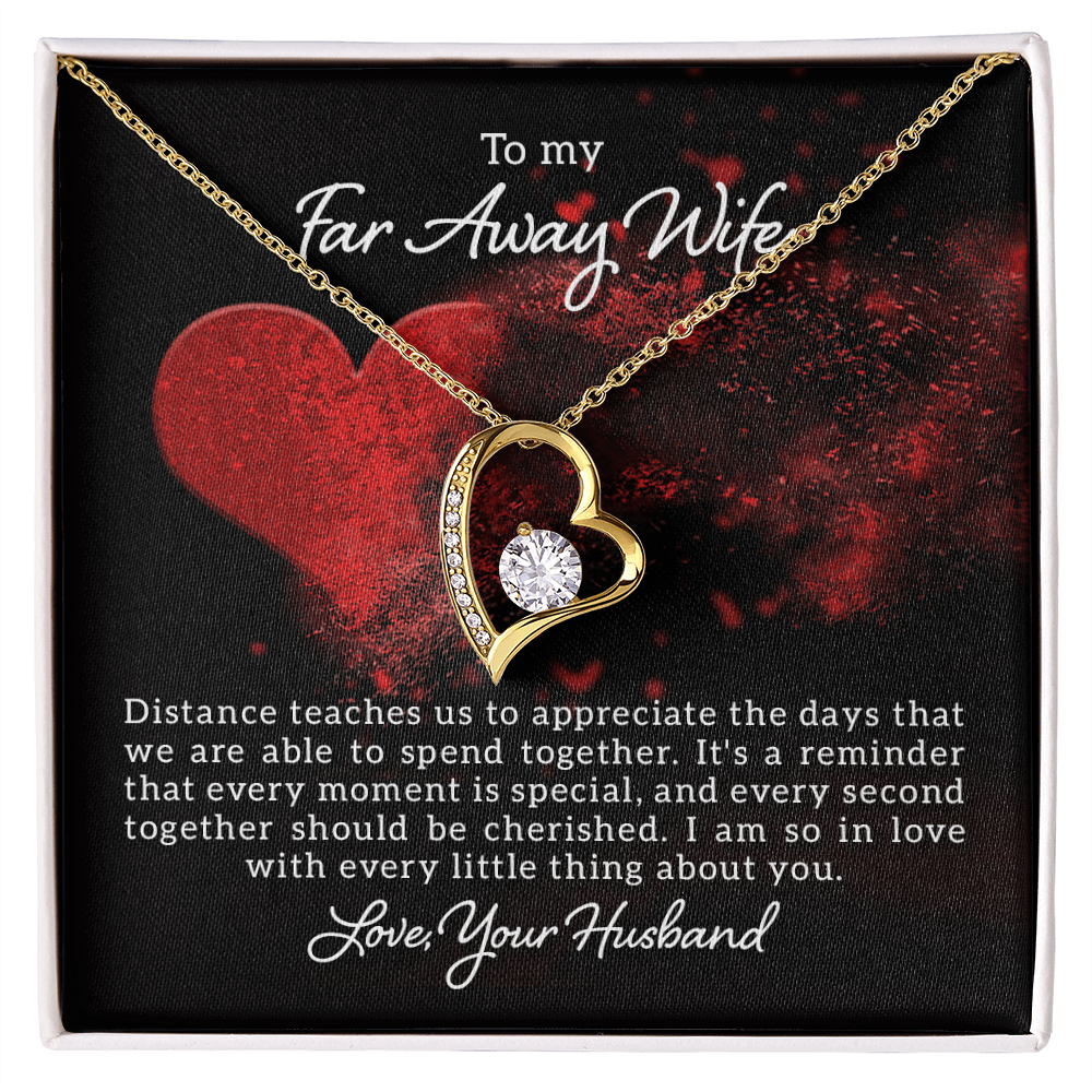 To My Far Away Wife: A Necklace to Close the Distance