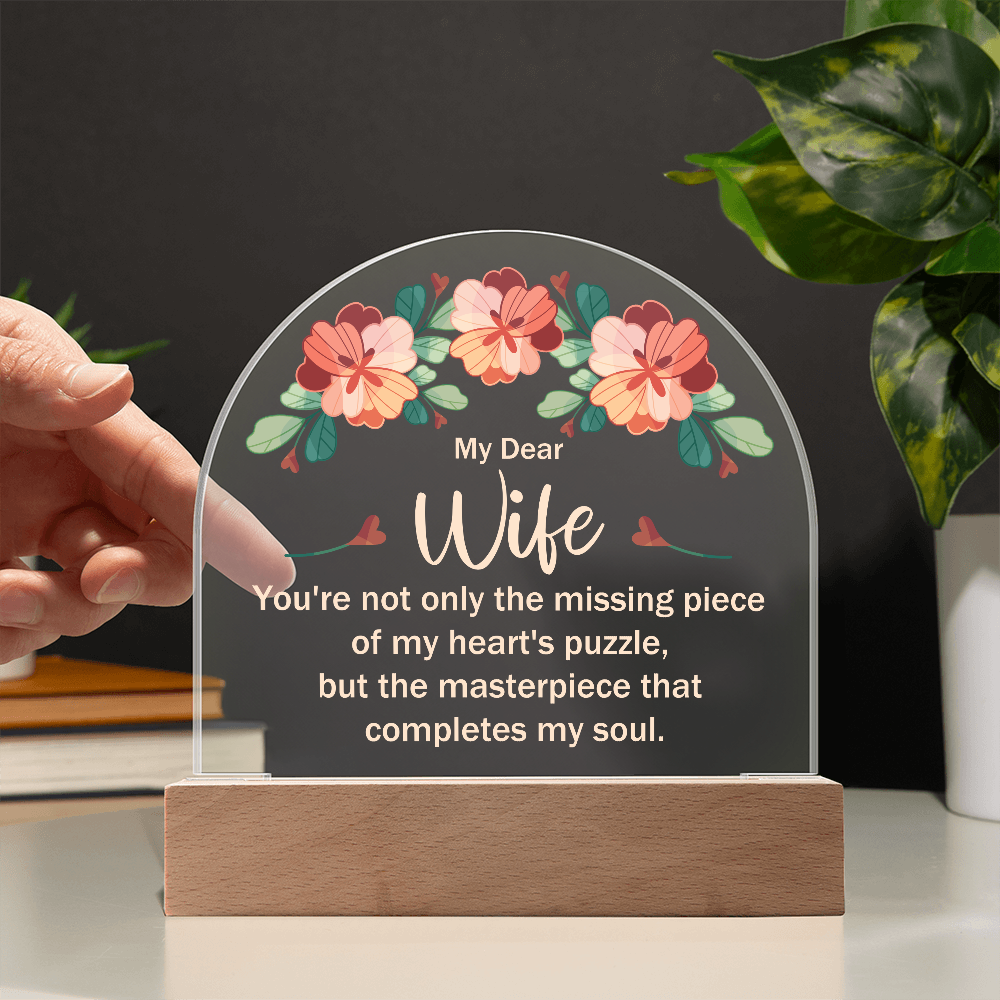 To My Wife – The Masterpiece of My Heart