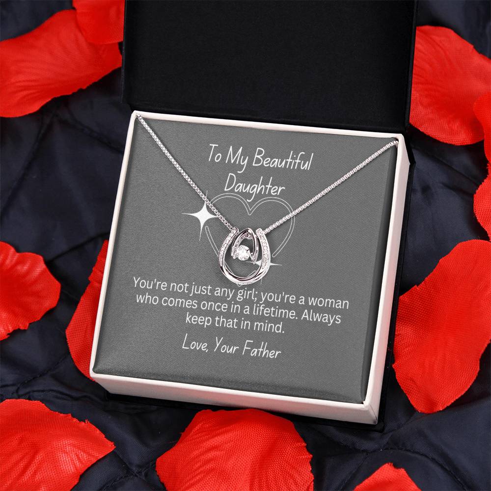 Beloved Daughter: A Lifetime Treasure, Forever Cherished by Your Father - Giulia's Jems