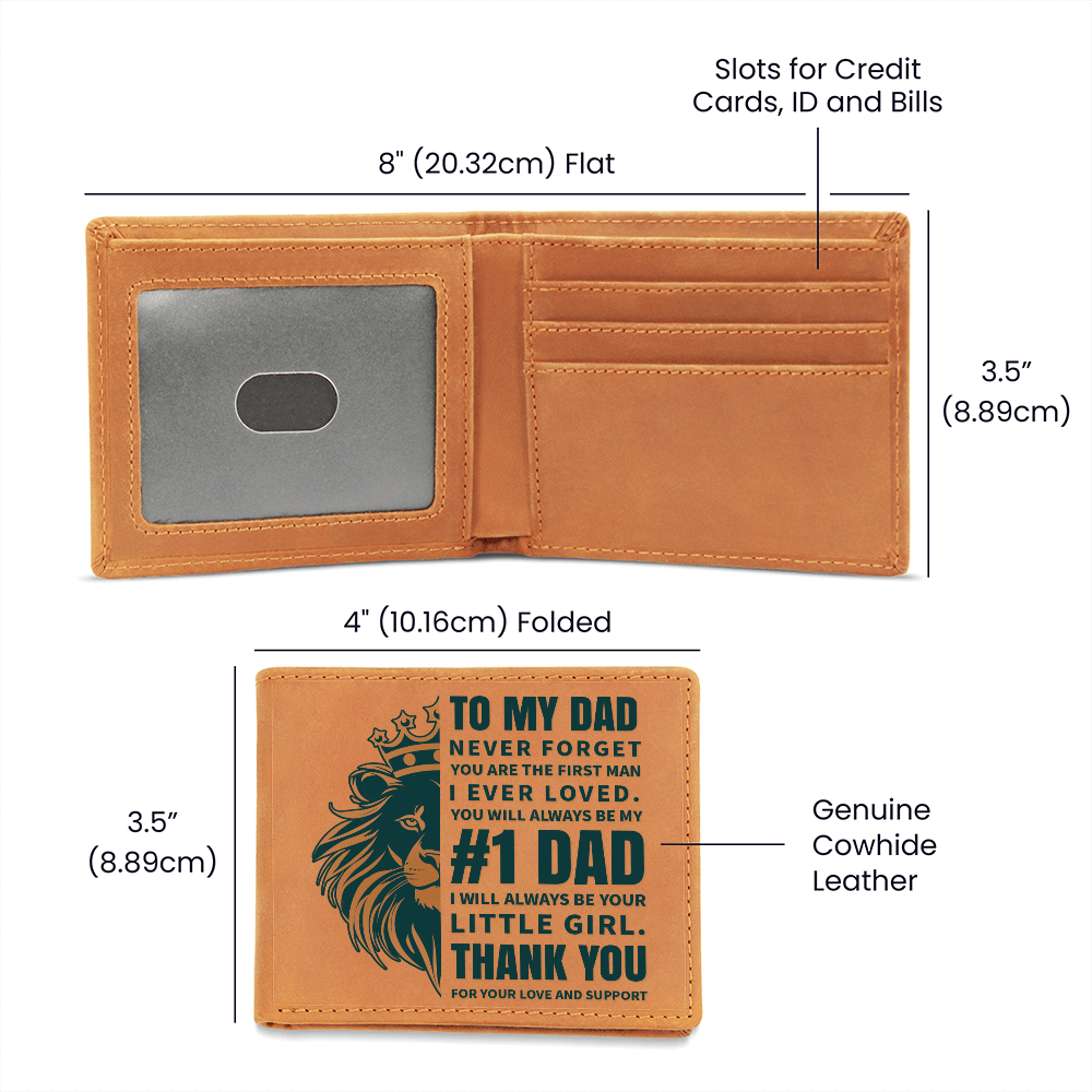 Forever Your Little Girl: A Wallet Filled with Love for Dad - Giulia's Jems