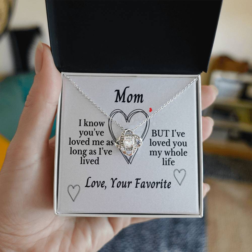 Heartfelt Gems: A Necklace of Love for Mom's Timeless Elegance - Giulia's Jems