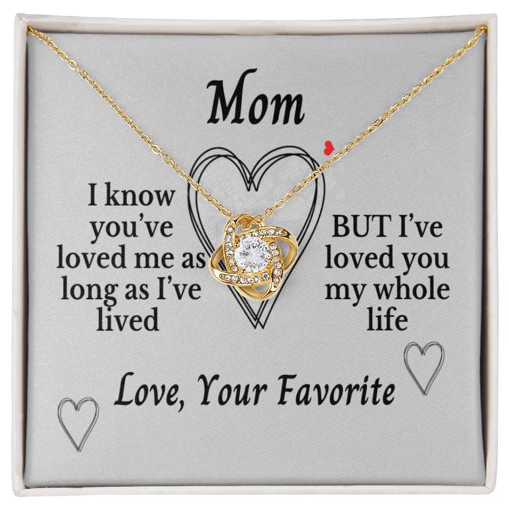 Heartfelt Gems: A Necklace of Love for Mom's Timeless Elegance - Giulia's Jems