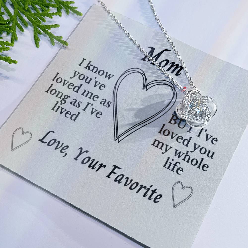 Heartfelt Gems: A Necklace of Love for Mom's Timeless Elegance - Giulia's Jems
