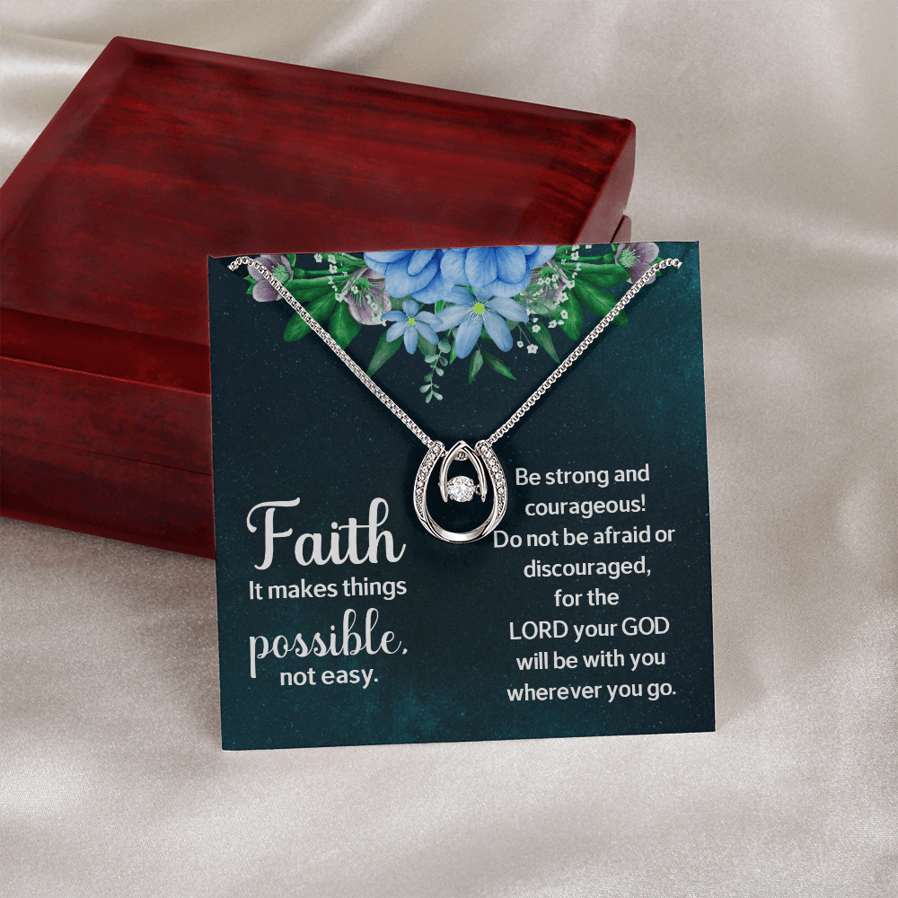 Love & Faith: A Necklace with an Encouraging Card - Giulia's Jems
