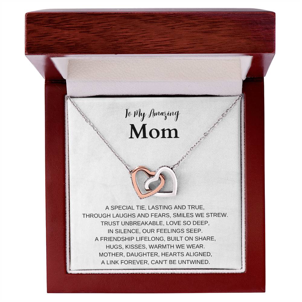 To My Mother, Mother and Daughter Hearts Aligned - Giulia's Jems