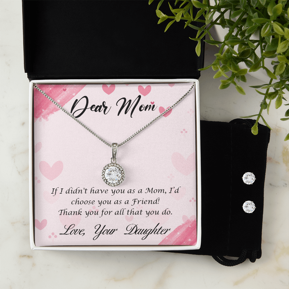 A Daughter's Love: Meaningful Necklace with Touching Message for Mom - Giulia's Jems