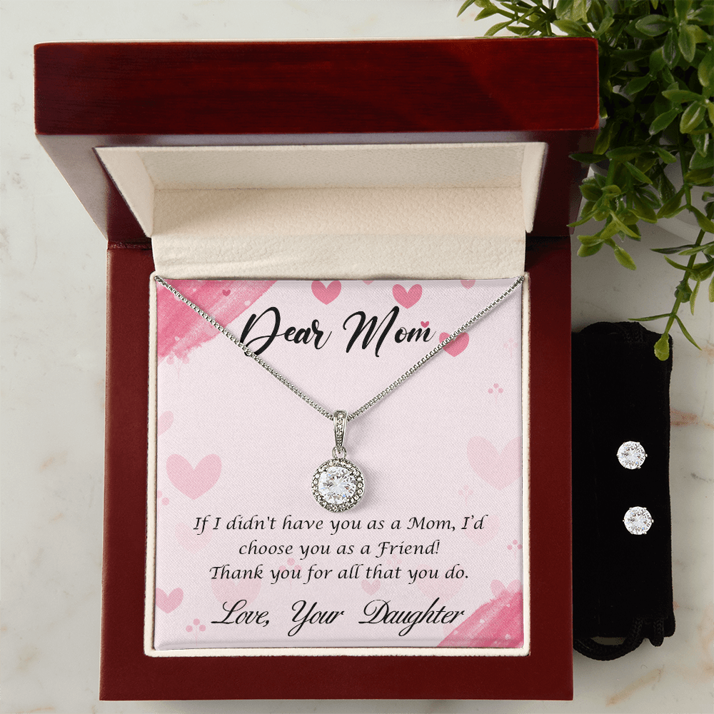 A Daughter's Love: Meaningful Necklace with Touching Message for Mom - Giulia's Jems