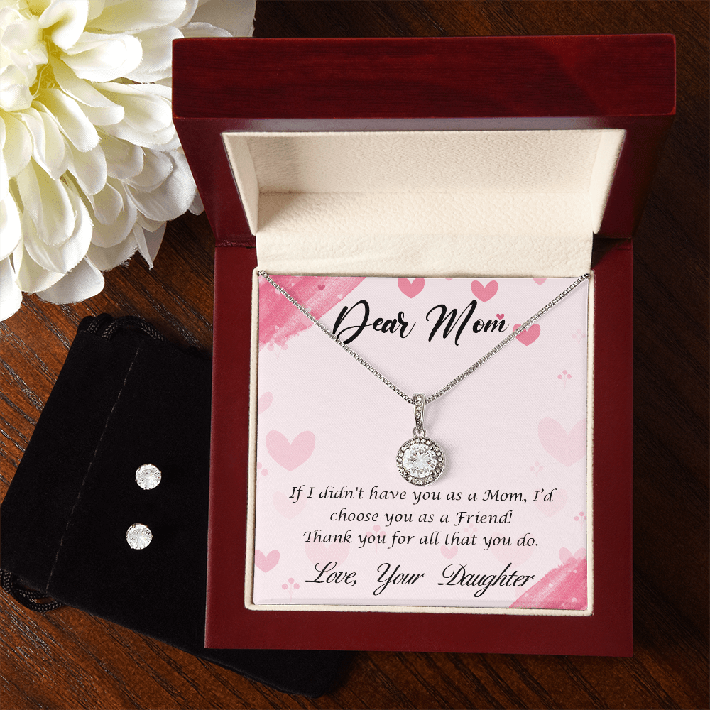 A Daughter's Love: Meaningful Necklace with Touching Message for Mom - Giulia's Jems