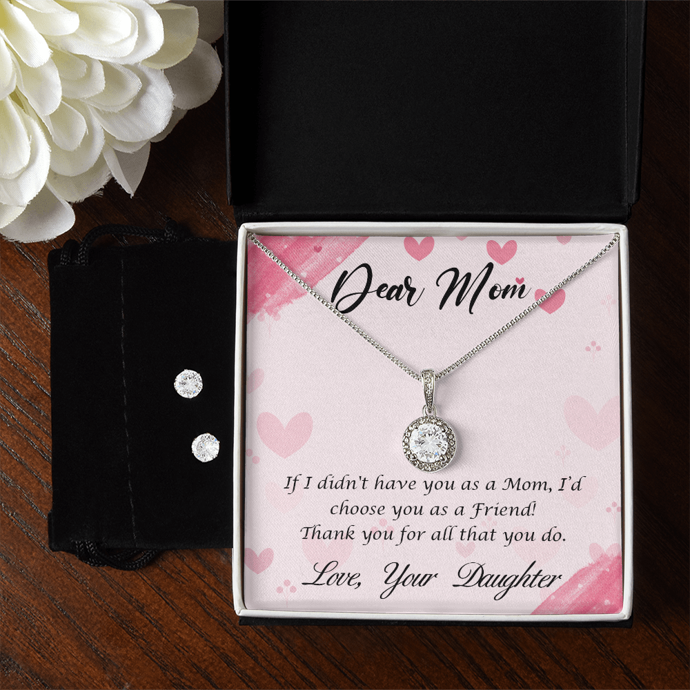 A Daughter's Love: Meaningful Necklace with Touching Message for Mom - Giulia's Jems