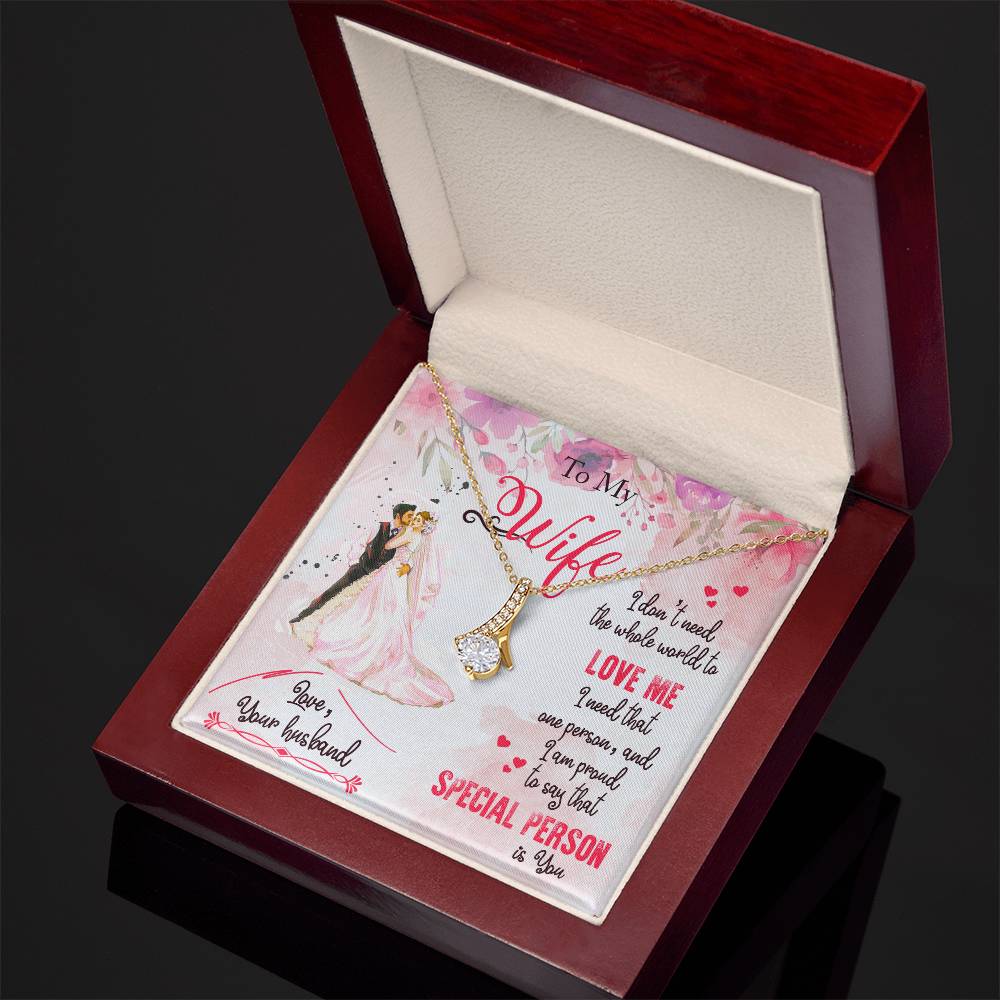 Alluring Beauty Necklace For Wife Yellow & White Gold Variants - Giulia's Jems
