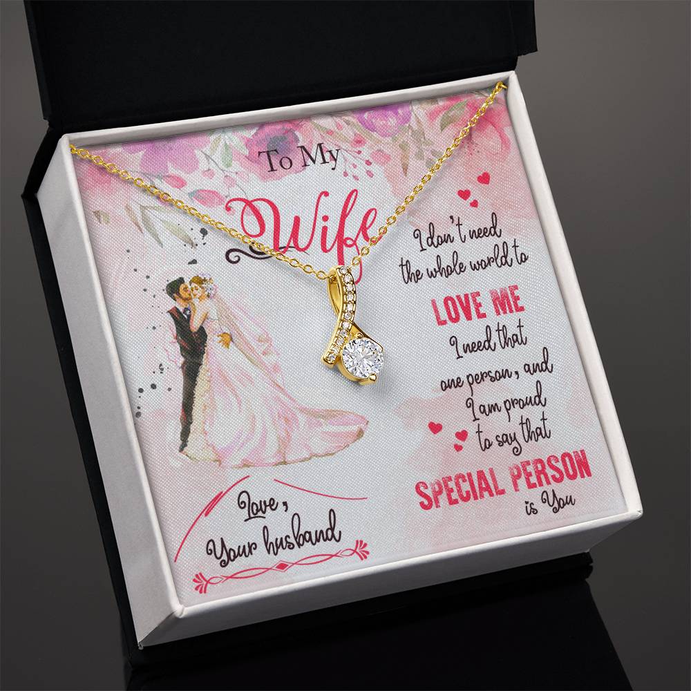 Alluring Beauty Necklace For Wife Yellow & White Gold Variants - Giulia's Jems