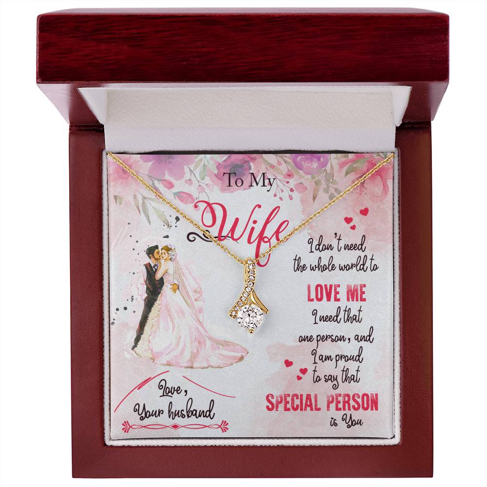 Alluring Beauty Necklace For Wife Yellow & White Gold Variants - Giulia's Jems