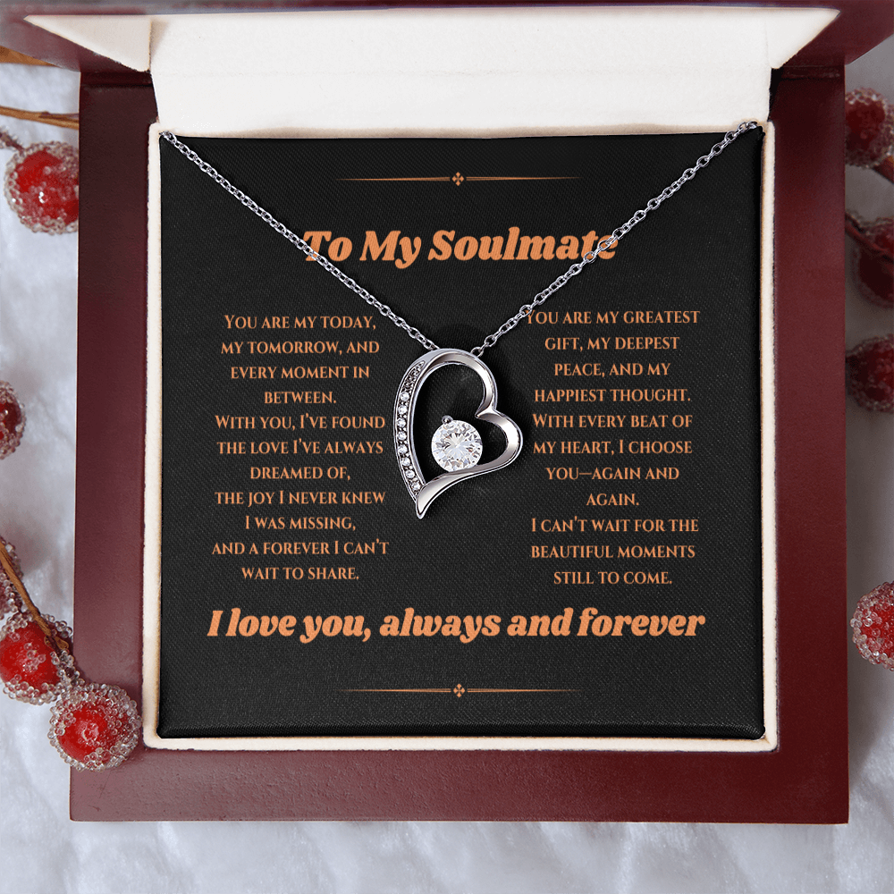 To My Love - Timeless Necklace with a Heartfelt Message Card