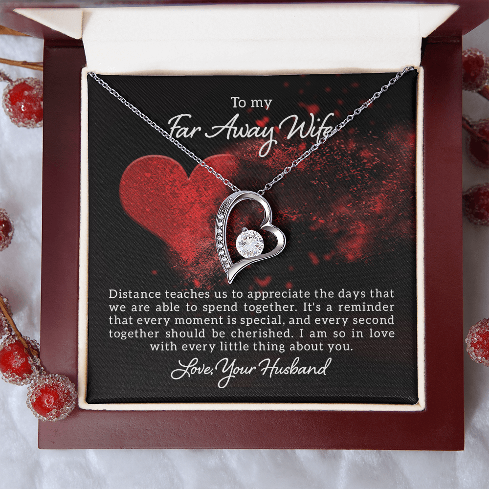 To My Far Away Wife: A Necklace to Close the Distance