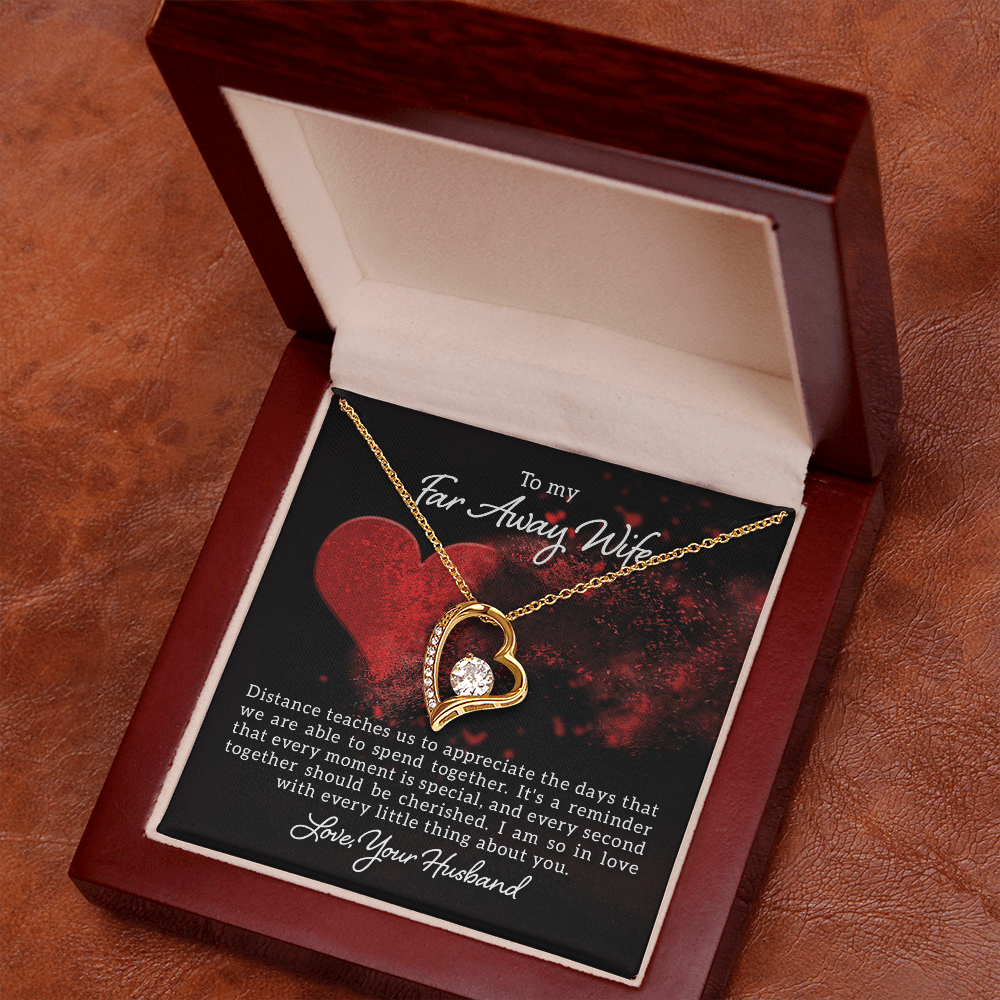 To My Far Away Wife: A Necklace to Close the Distance