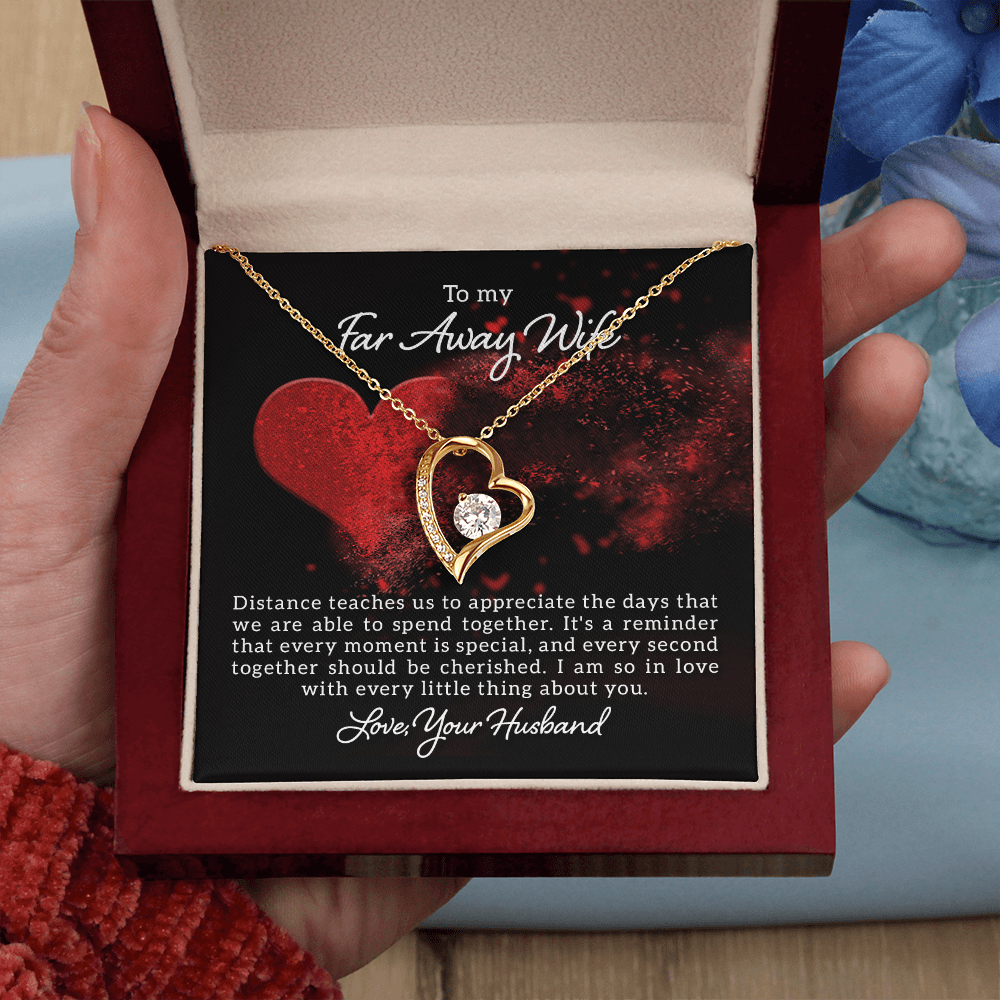 To My Far Away Wife: A Necklace to Close the Distance