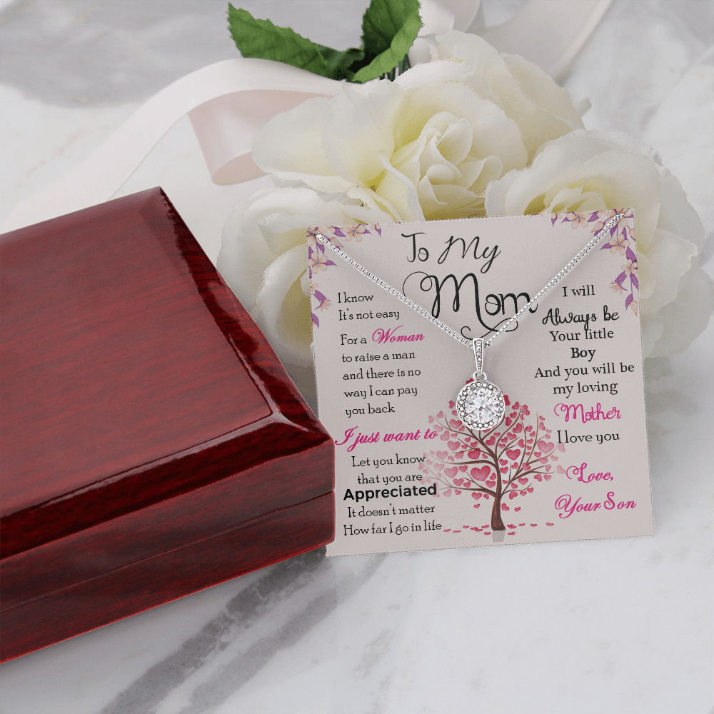 Forever Connected: A Special Necklace from Son with a Loving Message