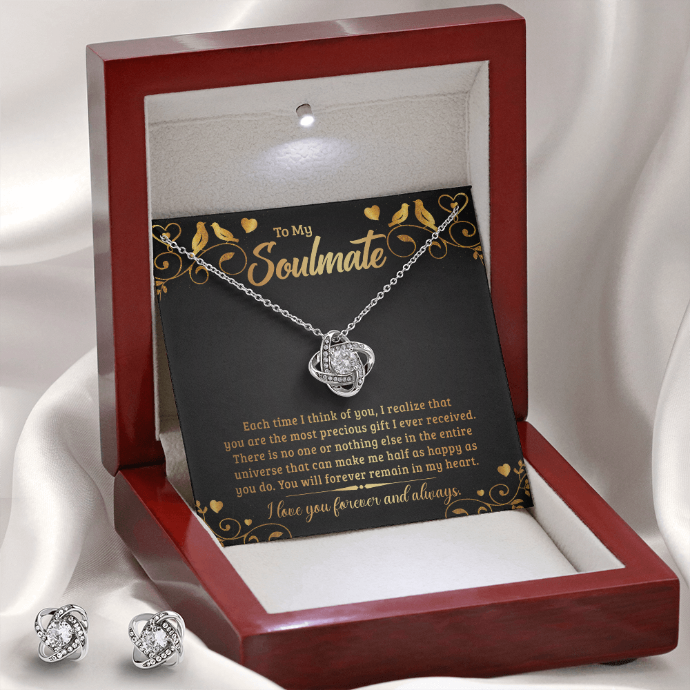 To My Soulmate: A Necklace That Speaks the Heart's Greatest Gift