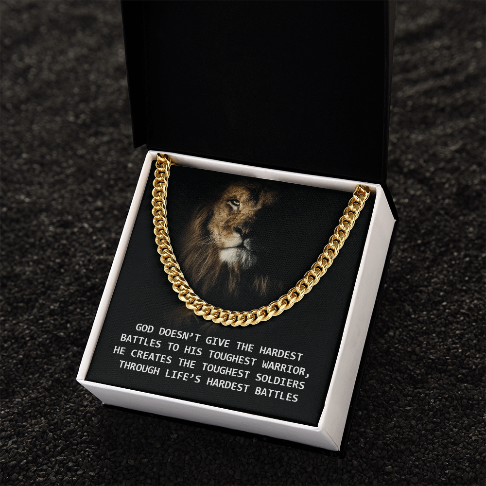 Faith in Style: A Men's Necklace with a Powerful Message"