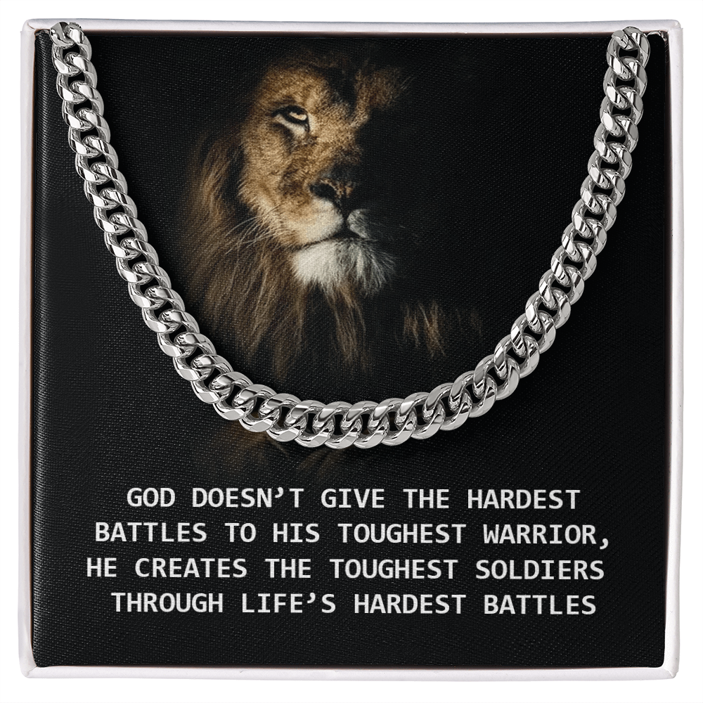 Faith in Style: A Men's Necklace with a Powerful Message"
