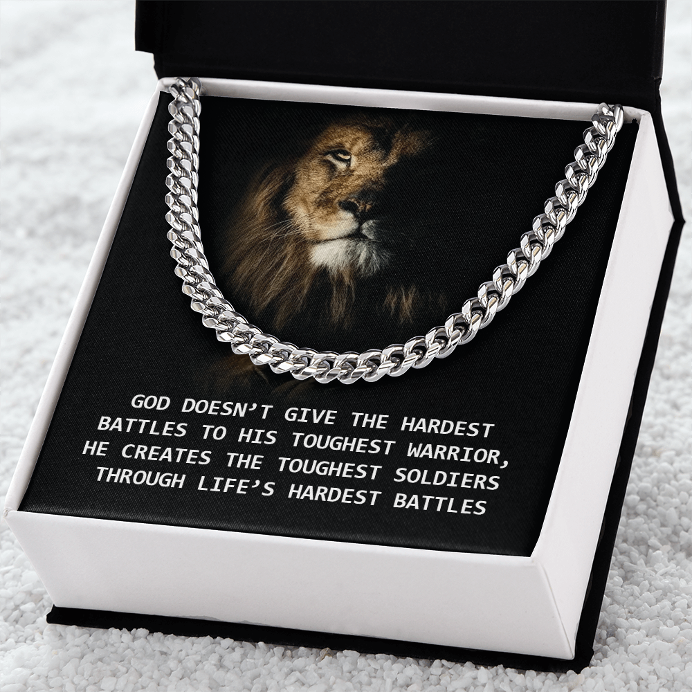 Faith in Style: A Men's Necklace with a Powerful Message"