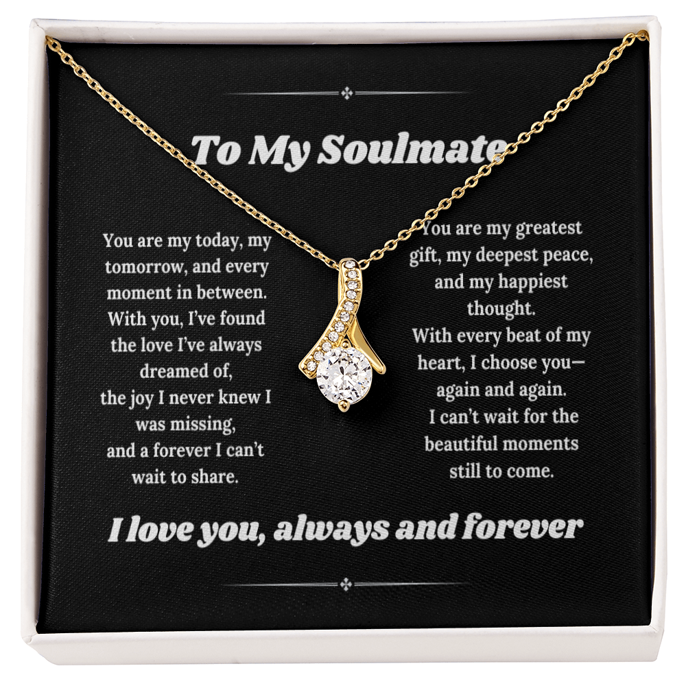 Forever Yours - Heartfelt Necklace Gift for Your Soulmate