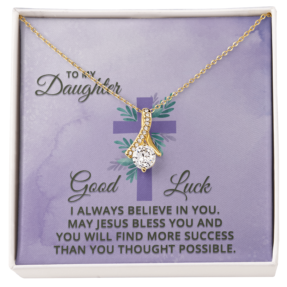 Faithful Adornment: A Necklace Accompanied by a Heartwarming Card