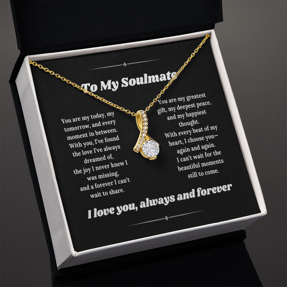 Forever Yours - Heartfelt Necklace Gift for Your Soulmate