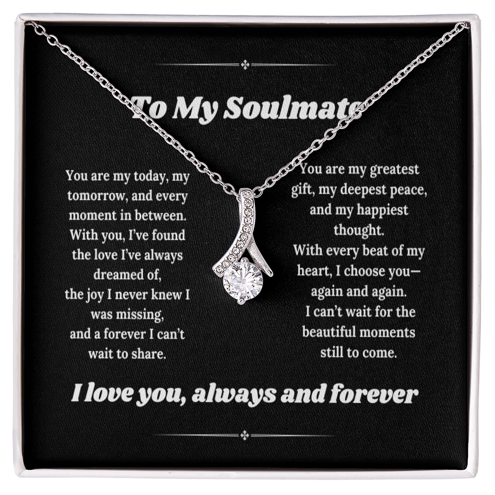 Forever Yours - Heartfelt Necklace Gift for Your Soulmate