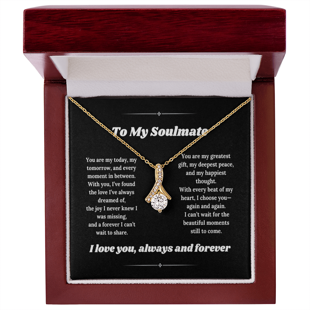 Forever Yours - Heartfelt Necklace Gift for Your Soulmate