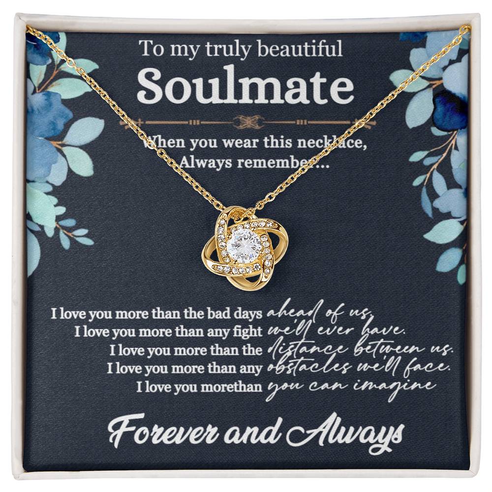 Soulmate necklace  Romantic gift for soulmate  Thoughtful love pendant  Personalized soulmate jewelry  Elegant love-themed accessory  Sentimental necklace for soulmate  Graceful keepsake jewelry  Timeless love pendant  Meaningful soulmate gift  Cherished love-themed necklace  Unique gift for beloved one  Expressive soulmate accessory  Beloved one's pendant  Intimate love-themed jewelry  Everlasting love necklace