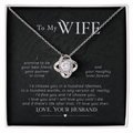 An Everlasting Bond: Beautiful Necklace with a Loving Note from Husband
