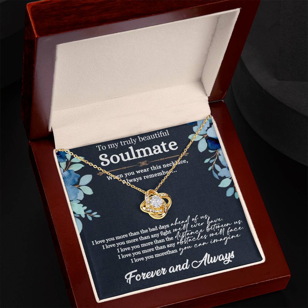 Soulmate necklace  Romantic gift for soulmate  Thoughtful love pendant  Personalized soulmate jewelry  Elegant love-themed accessory  Sentimental necklace for soulmate  Graceful keepsake jewelry  Timeless love pendant  Meaningful soulmate gift  Cherished love-themed necklace  Unique gift for beloved one  Expressive soulmate accessory  Beloved one's pendant  Intimate love-themed jewelry  Everlasting love necklace