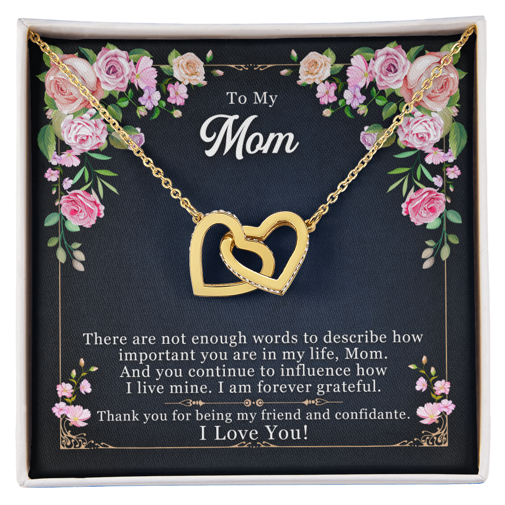 Bound by Love: Interlocking Heart Necklace for the Most Special Mom