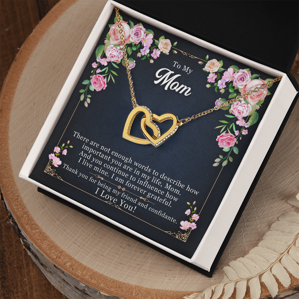 Bound by Love: Interlocking Heart Necklace for the Most Special Mom