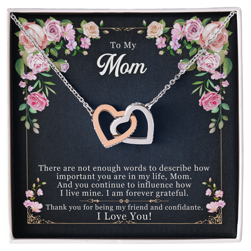 Bound by Love: Interlocking Heart Necklace for the Most Special Mom