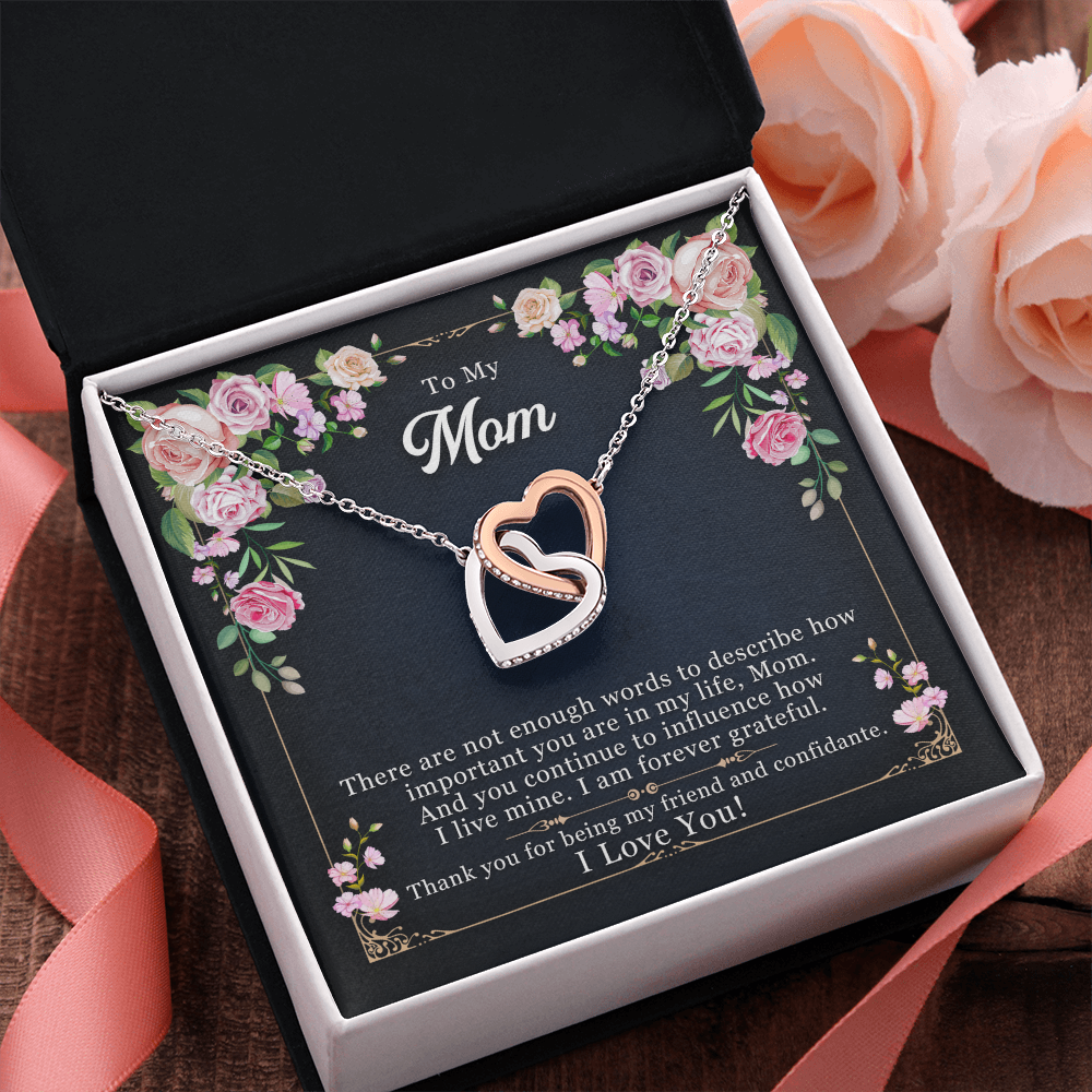 Bound by Love: Interlocking Heart Necklace for the Most Special Mom
