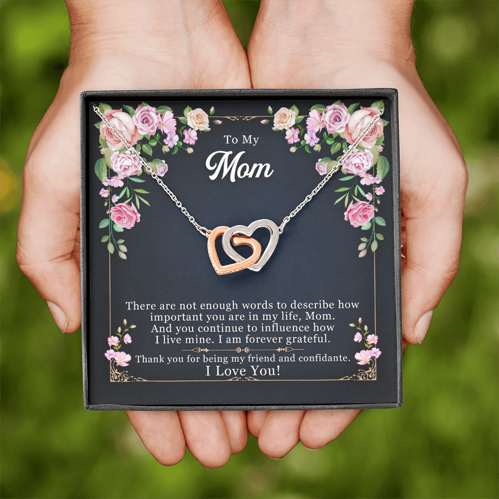 Bound by Love: Interlocking Heart Necklace for the Most Special Mom