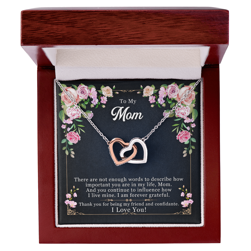 Bound by Love: Interlocking Heart Necklace for the Most Special Mom