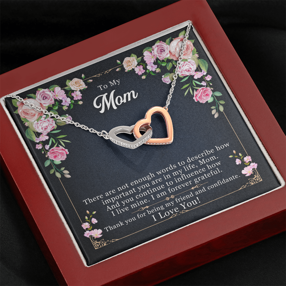 Bound by Love: Interlocking Heart Necklace for the Most Special Mom