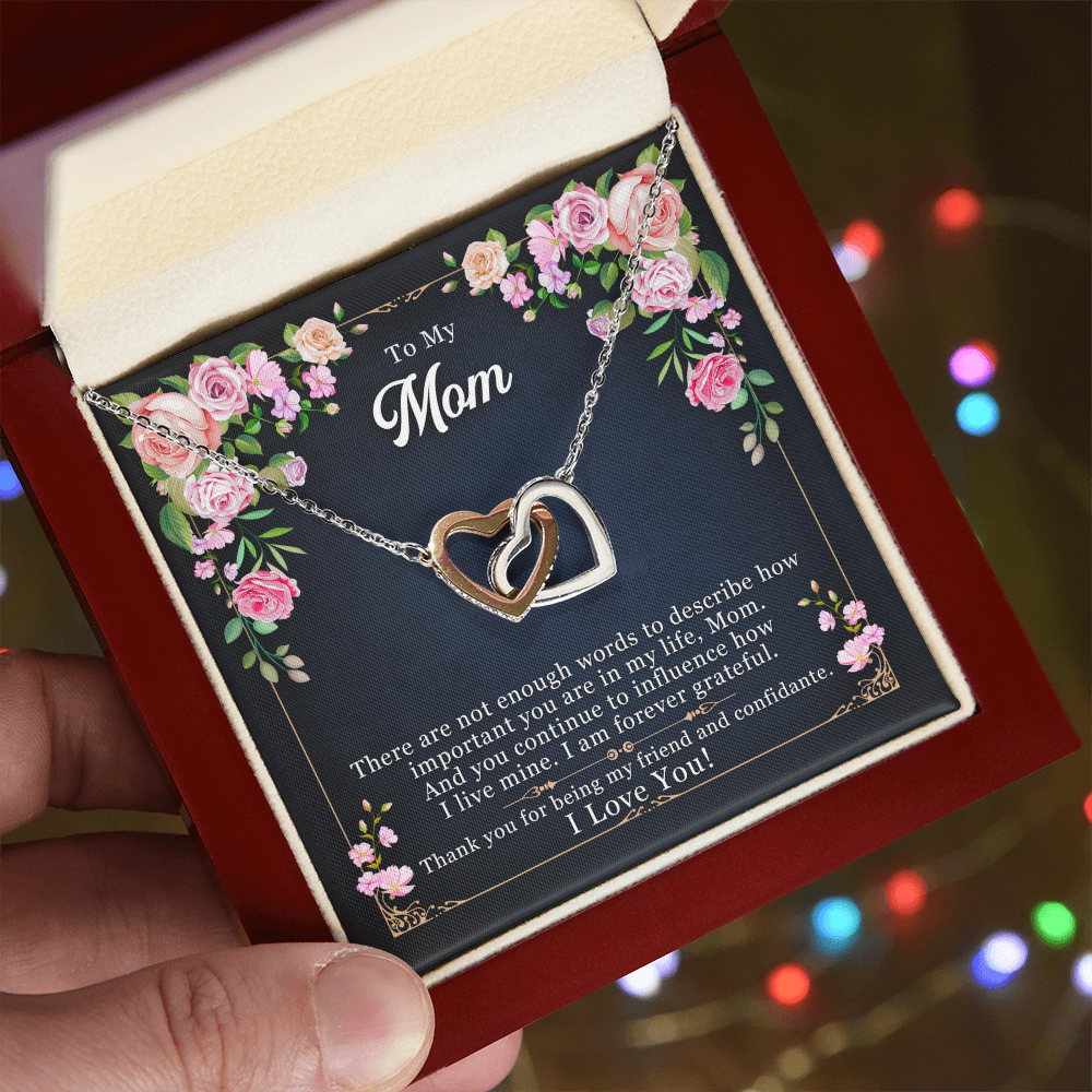 Bound by Love: Interlocking Heart Necklace for the Most Special Mom