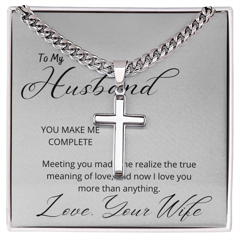 Beloved wife necklace  Romantic gift for husband  Sentimental wife's pendant  Elegant love-themed accessory  Personalized husband's jewelry  Special necklace for beloved one  Graceful love pendant  Timeless wife's keepsake  Meaningful love-themed jewelry  Cherished gift for husband  Unique wife's necklace  Expressive love adornment  Sentimental gesture necklace  Beloved husband's accessory  Intimate love-themed pendant