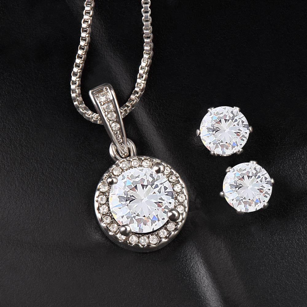 Elegance and Love: Mother's Necklace and Earring Set