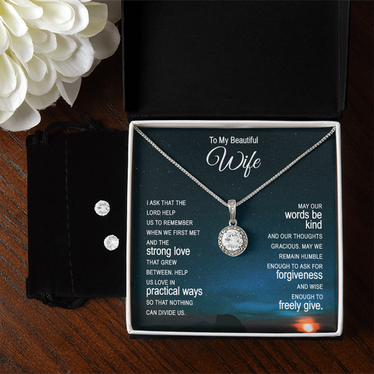 A Timeless Gift: Necklace and Earrings Set for the Heart of Our Family