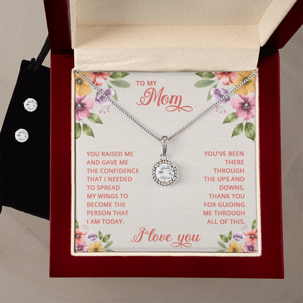 Elegance and Love: Mother's Necklace and Earring Set