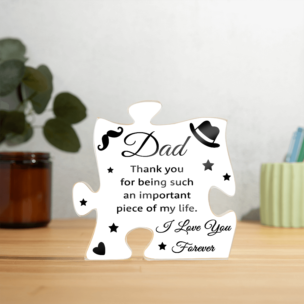 Dad, You Complete Our Family – Acrylic Puzzle Keepsake