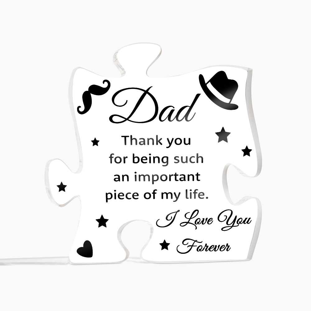 Dad, You Complete Our Family – Acrylic Puzzle Keepsake