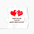 Together We Just Fit – Happy Anniversary Puzzle Keepsake